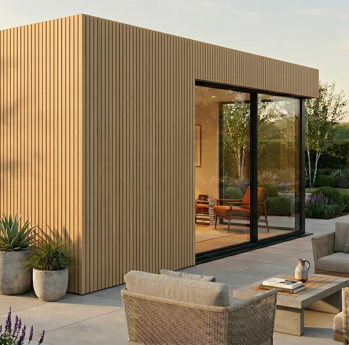 Composite Slatted Cladding