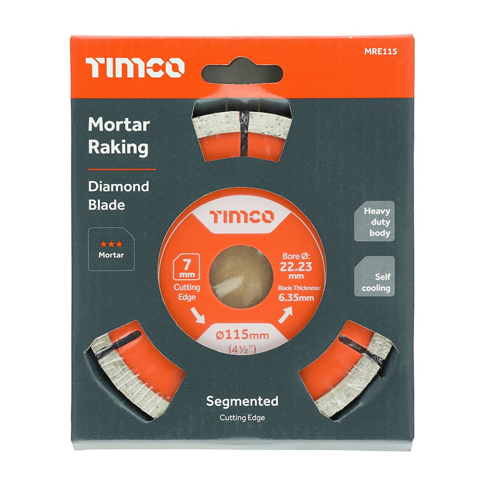 Mortar Raking Diamond Blade Segmented 115mm