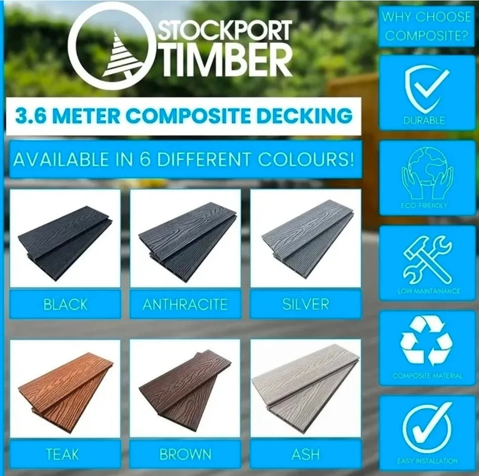 Composite Decking Board 3.6m