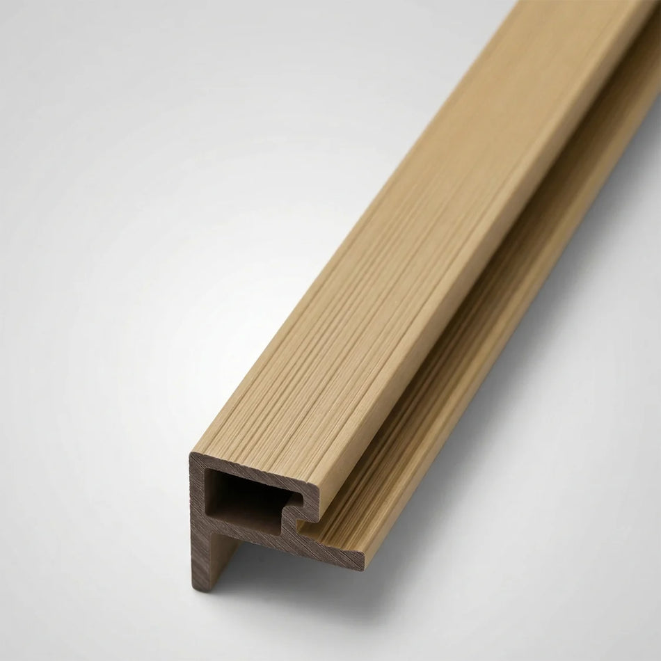 Slatted Cladding End Trim 2.5m