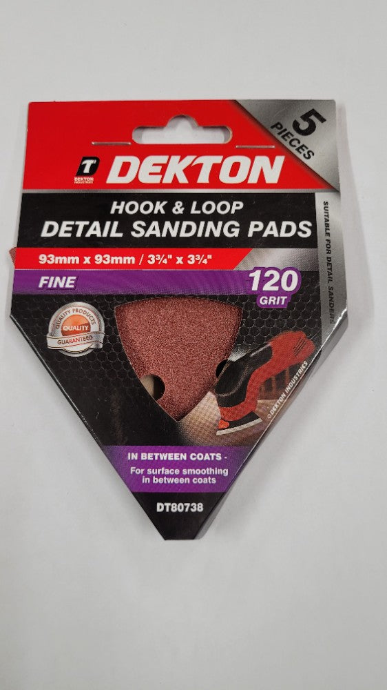Hook & Loop Detail Sanding Pads