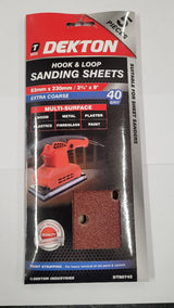 Hook & Loop Sanding Sheets 93 x 230mm