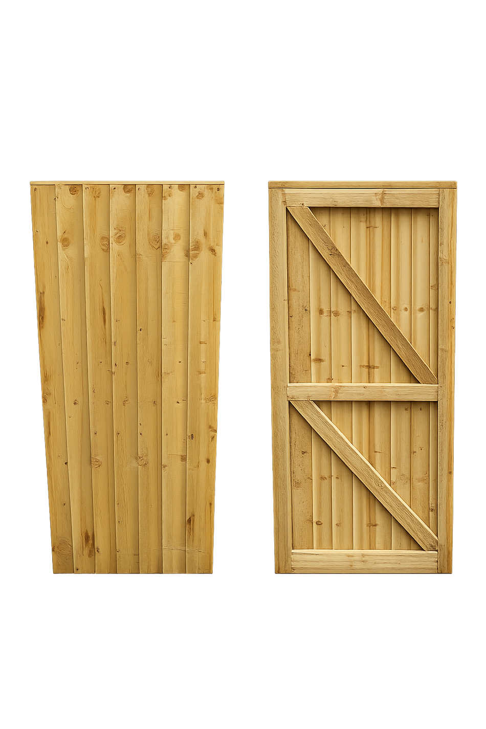 Feather Edge Garden Gate