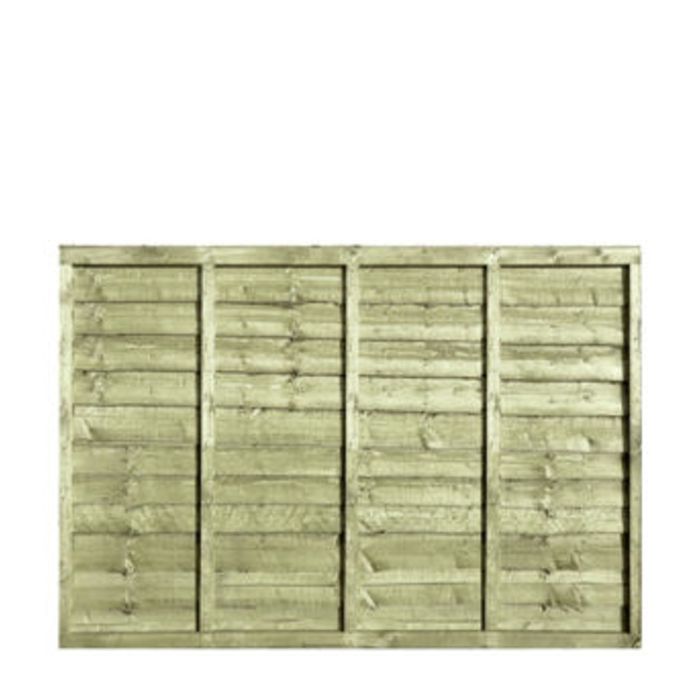 Waney Lap Fence Panels